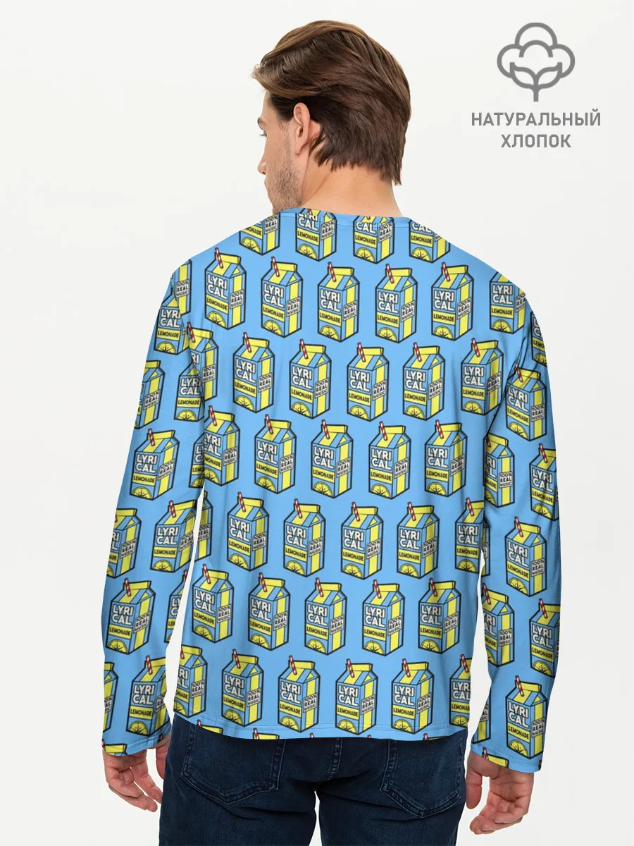 Мужской лонгслив базовый / Lyrical Lemonade Pattern