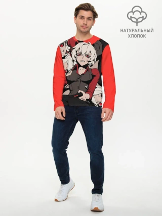 Мужской лонгслив базовый / Хеллтейкер персонажи