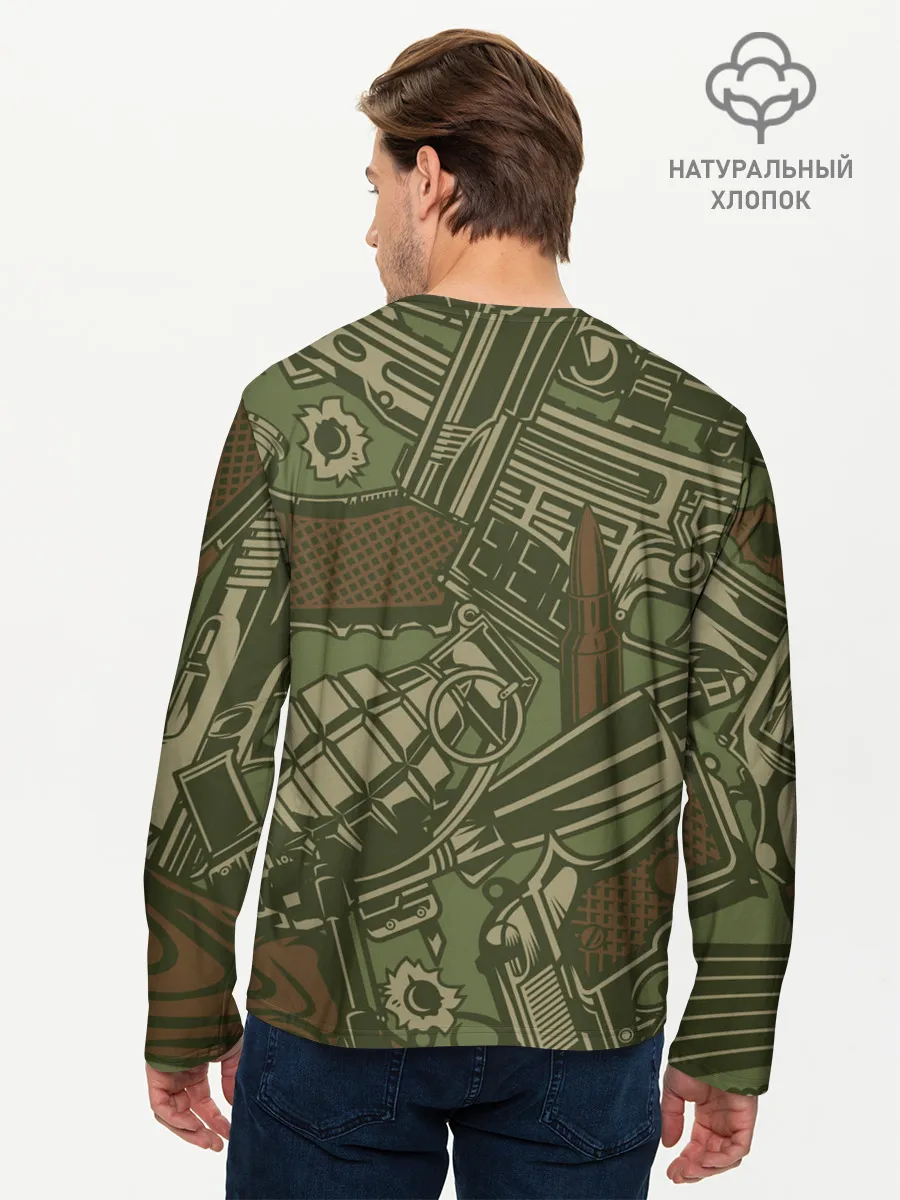 Мужской лонгслив базовый / Военный инвентарь | Military equipment