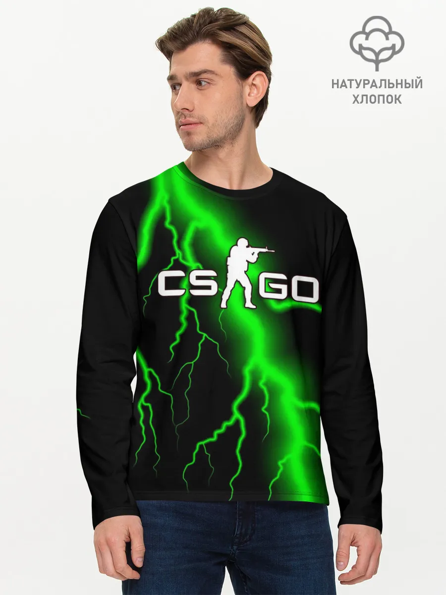 Мужской лонгслив базовый / COUNTER STRIKE