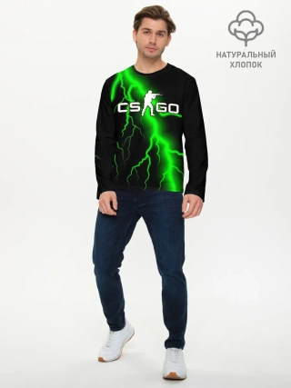 Мужской лонгслив базовый / COUNTER STRIKE