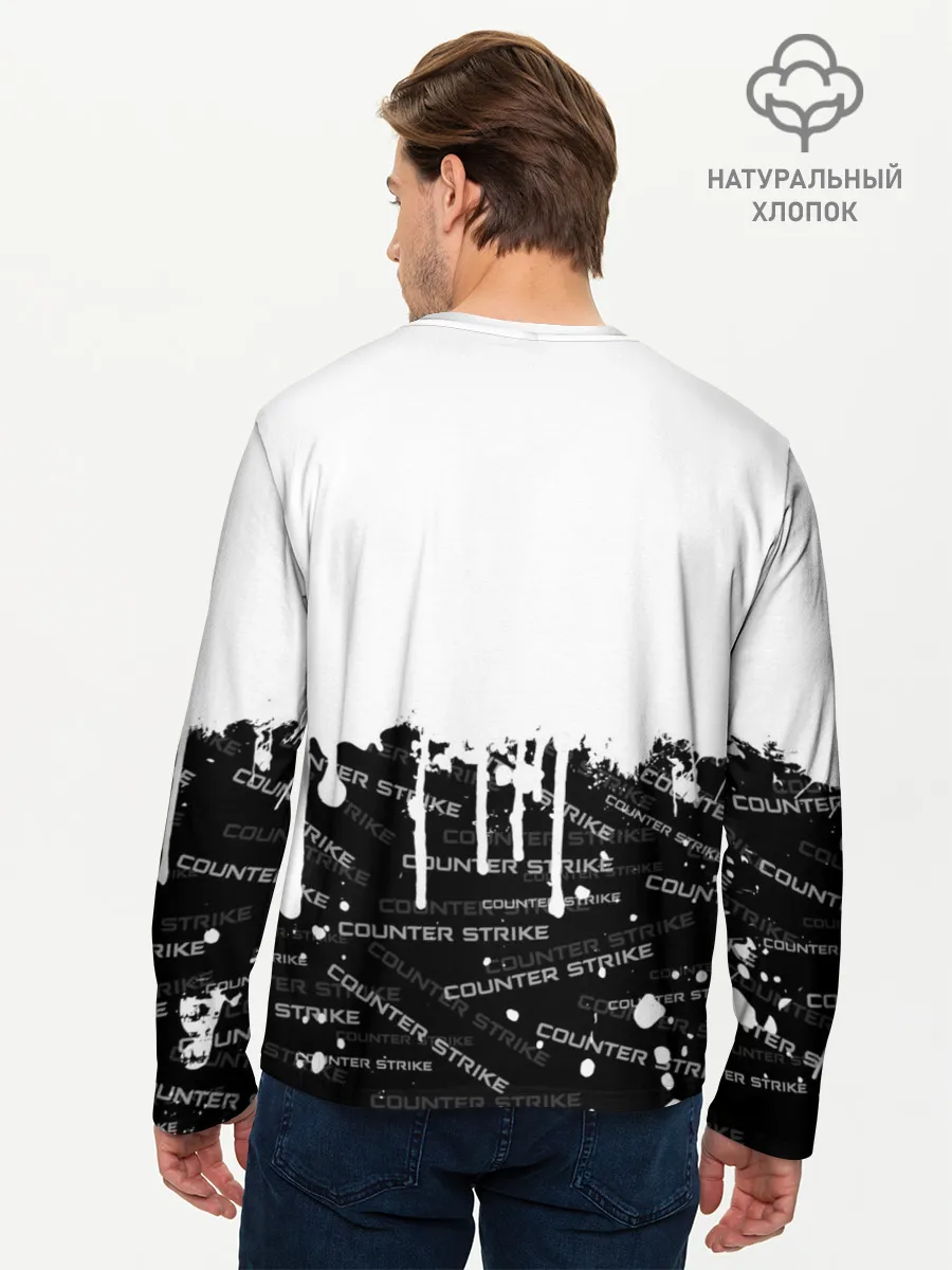 Мужской лонгслив базовый / COUNTER STRIKE