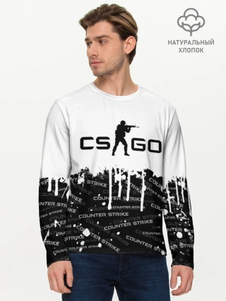 Мужской лонгслив базовый / COUNTER STRIKE