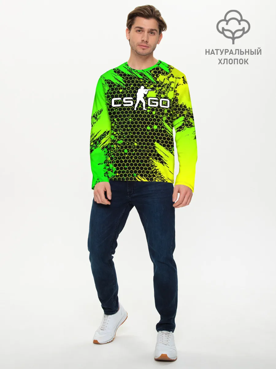 Мужской лонгслив базовый / COUNTER STRIKE