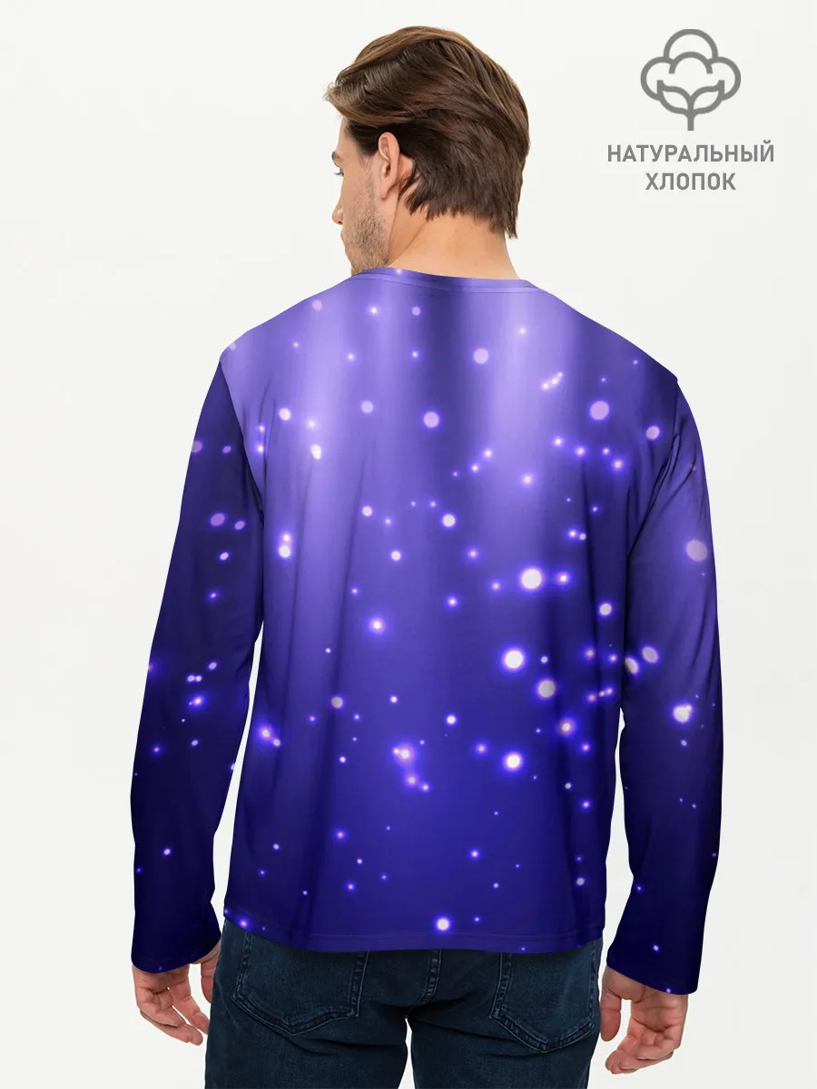 Мужской лонгслив базовый / Мерцающие Светлячки
