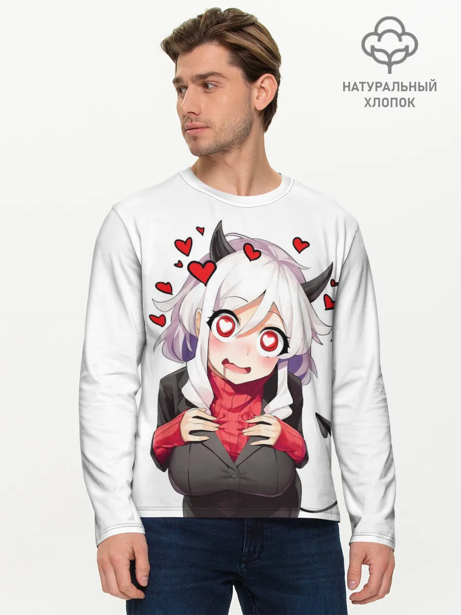 Мужской лонгслив базовый / ХЕЛЛТЕЙКЕР