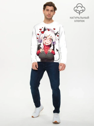 Мужской лонгслив базовый / ХЕЛЛТЕЙКЕР