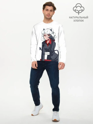 Мужской лонгслив базовый / ХЕЛЛТЕЙКЕР