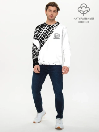 Мужской лонгслив базовый / HONDA