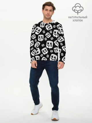 Мужской лонгслив базовый / MARSHMELLO