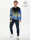 Мужской лонгслив базовый / Фрактальная материя l Fractal