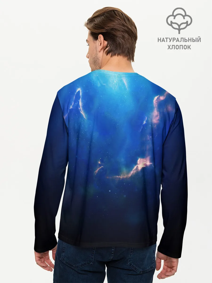 Мужской лонгслив базовый / ПАДЕНИЕ В БЕЗДНУ