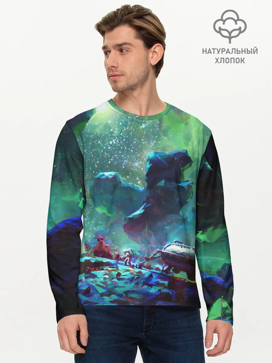 Мужской лонгслив базовый / КОСМОС:КОСМОНАВТ