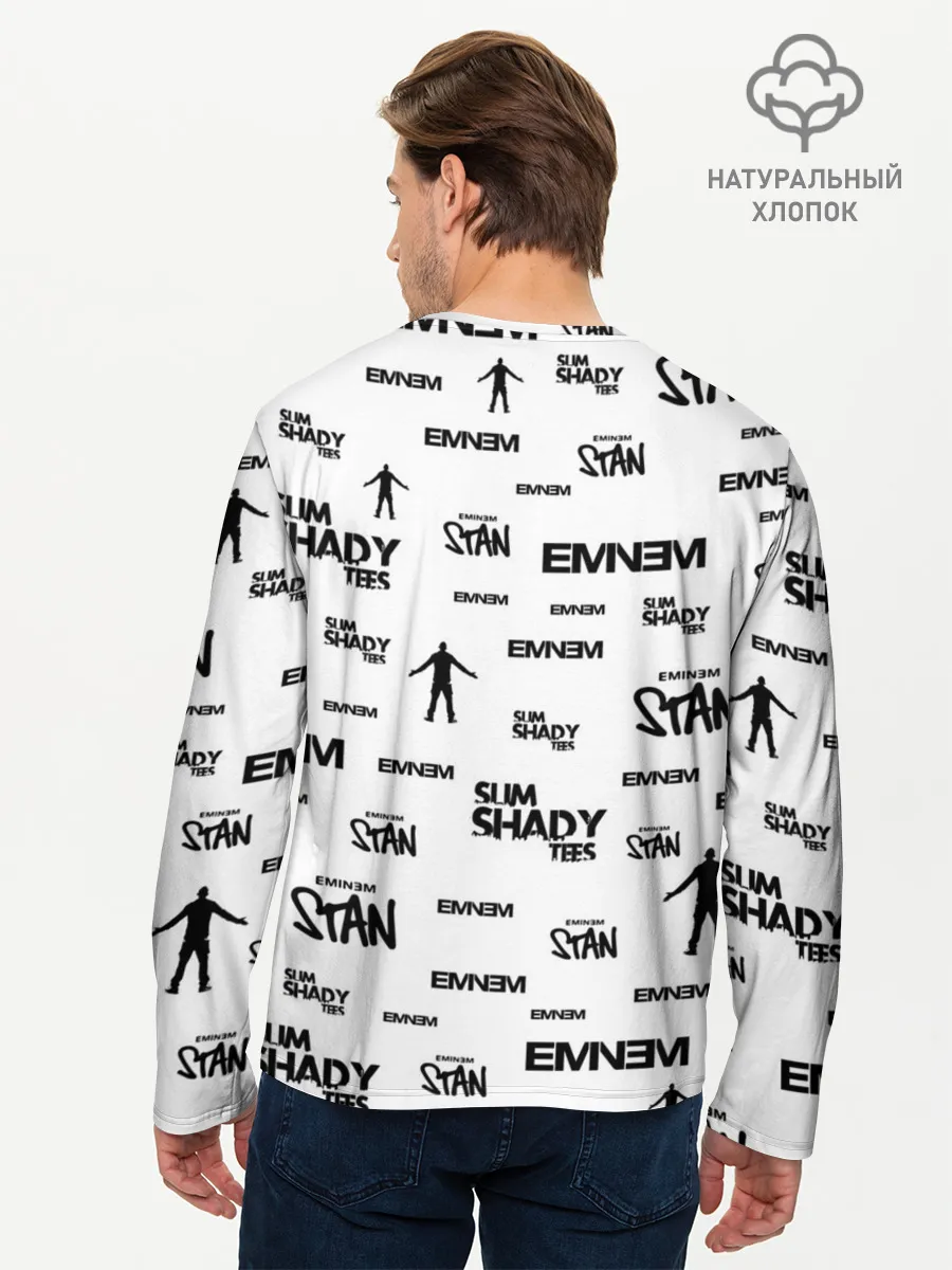 Мужской лонгслив базовый / Eminem