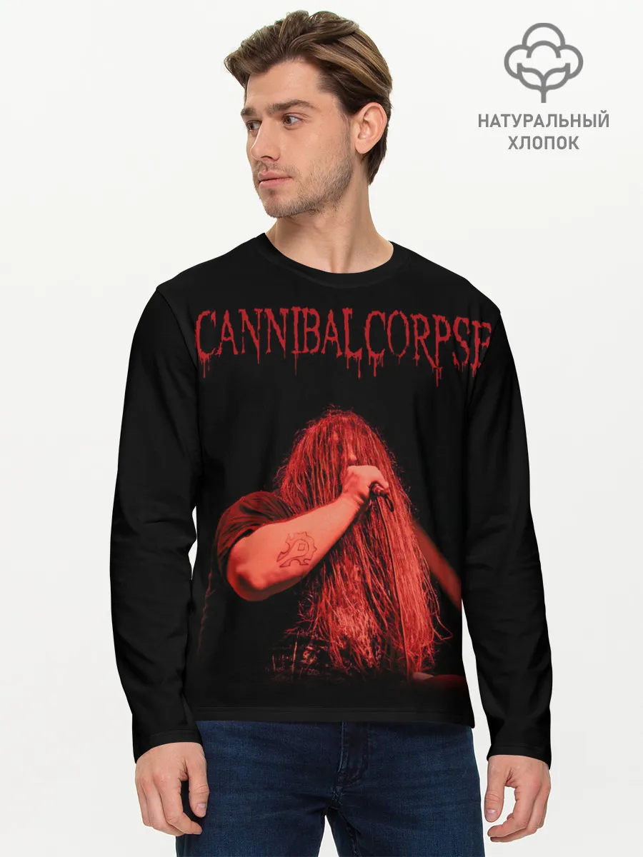 Мужской лонгслив базовый / Cannibal Corpse #6