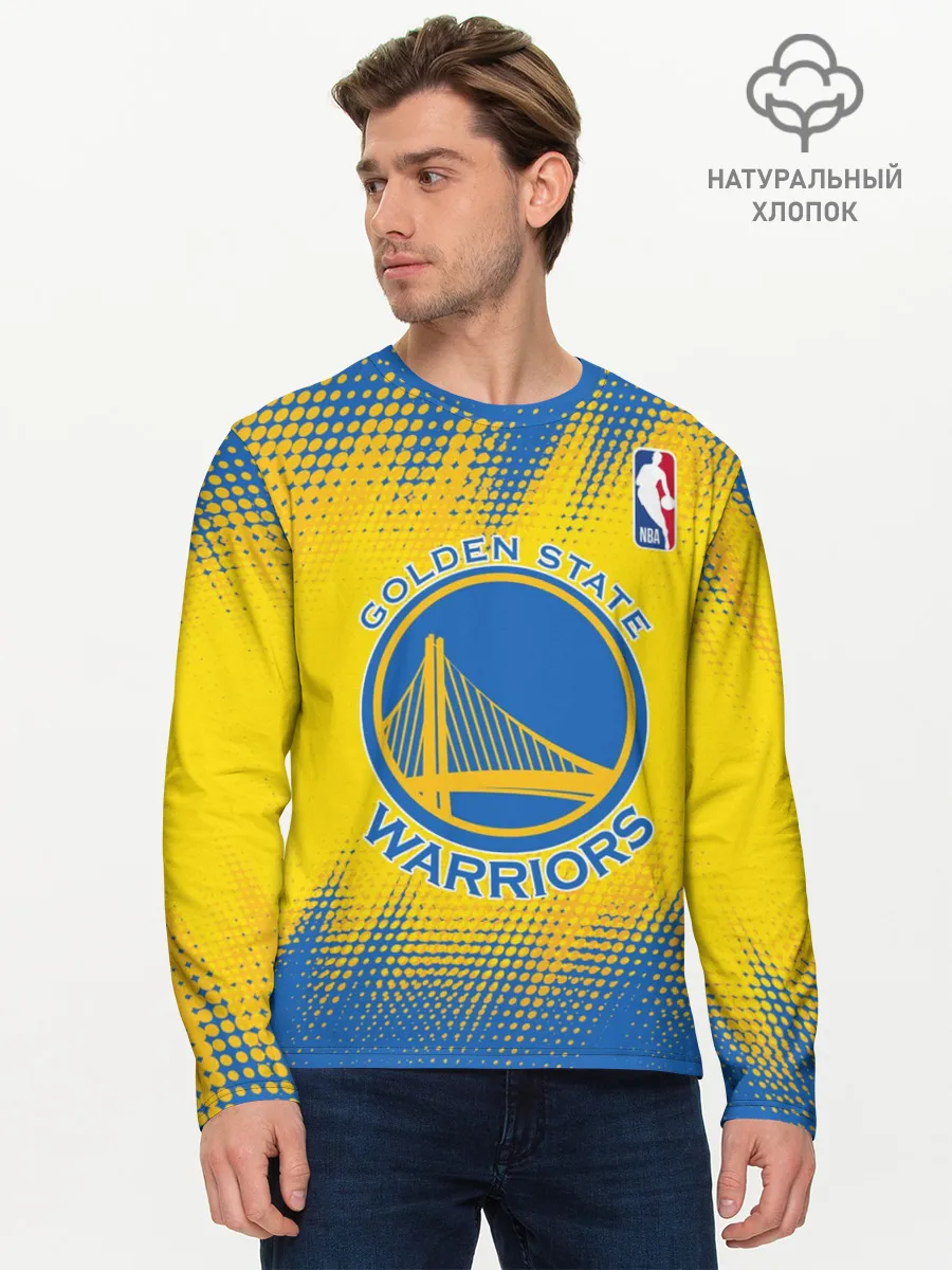 Мужской лонгслив базовый / Golden State Warriors