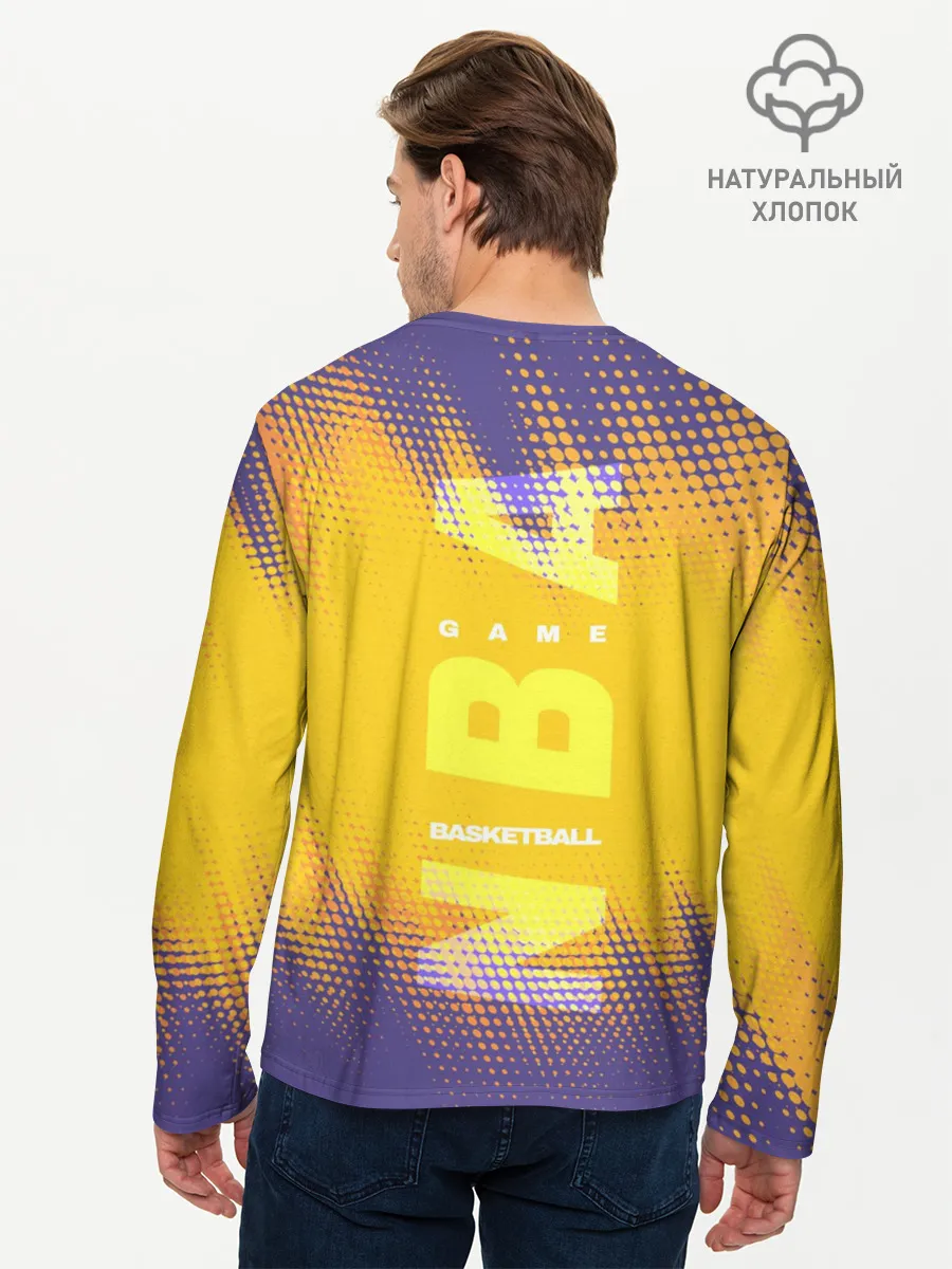 Мужской лонгслив базовый / Los Angeles Lakers