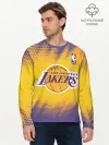 Мужской лонгслив базовый / Los Angeles Lakers