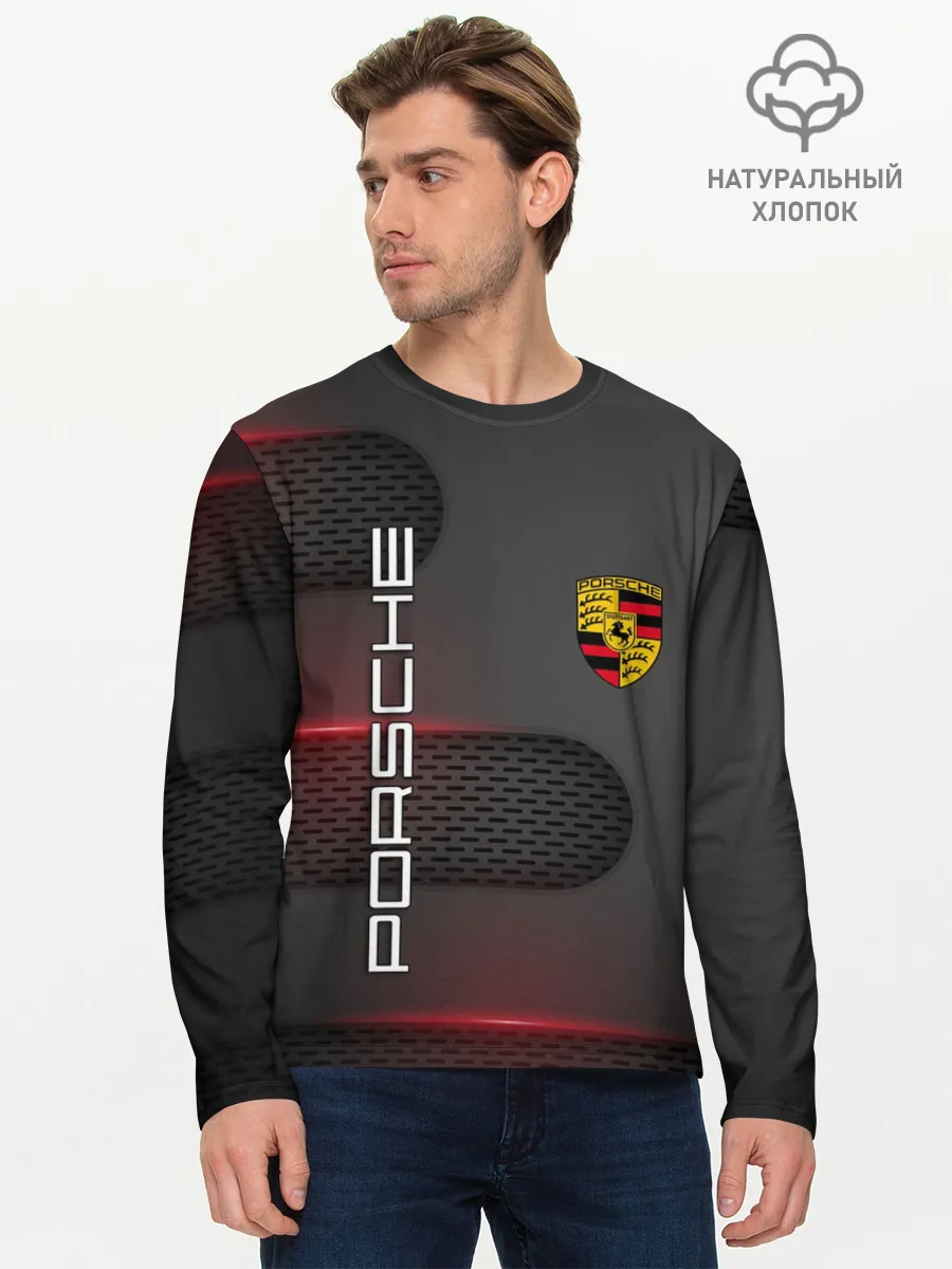 Мужской лонгслив базовый / PORSCHE
