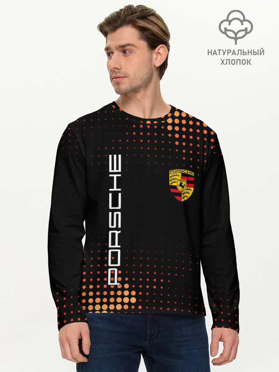 Мужской лонгслив базовый / PORSCHE