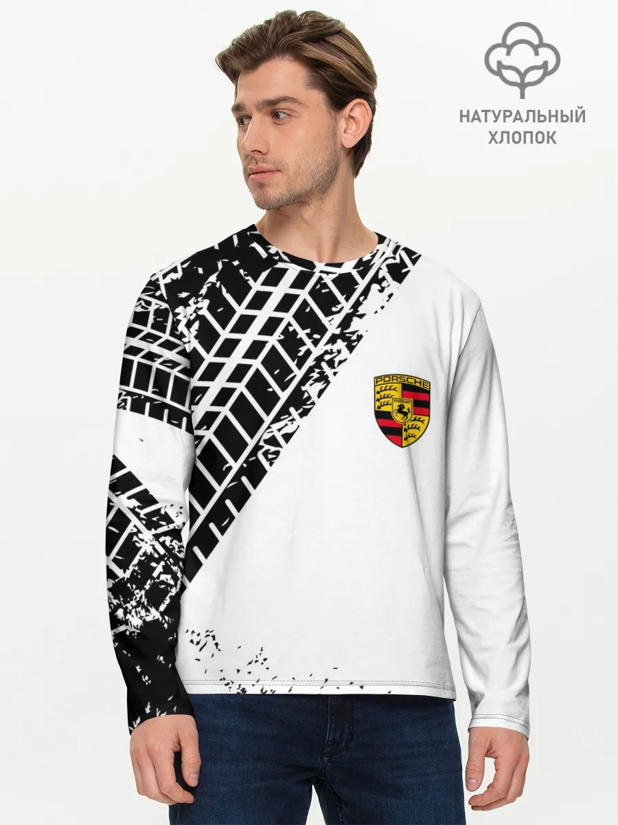 Мужской лонгслив базовый / PORSCHE