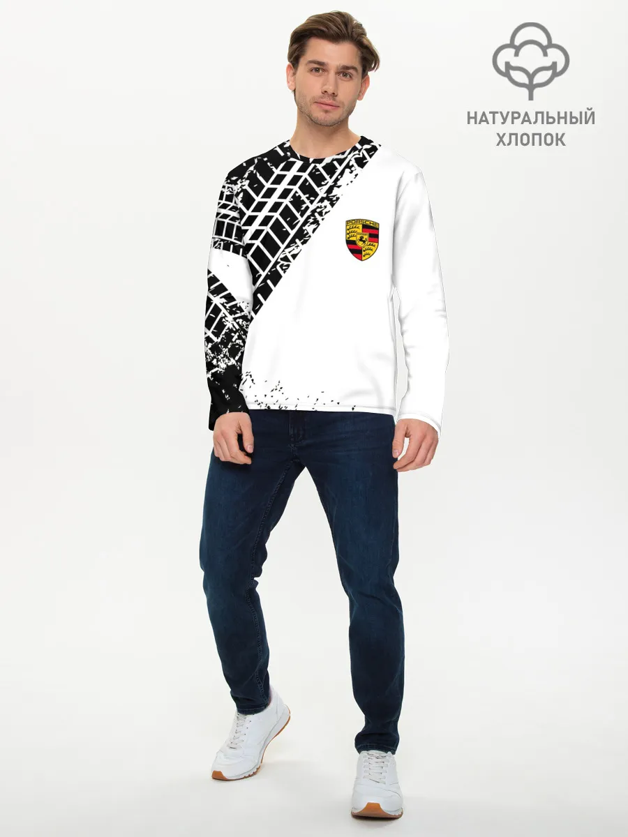 Мужской лонгслив базовый / PORSCHE