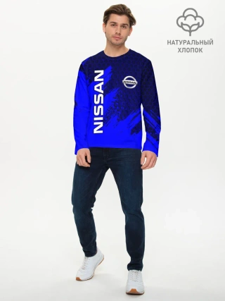 Мужской лонгслив базовый / NISSAN