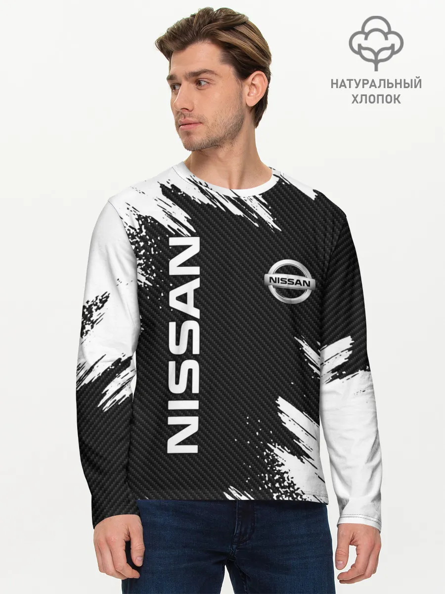 Мужской лонгслив базовый / NISSAN