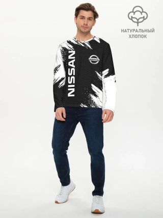 Мужской лонгслив базовый / NISSAN