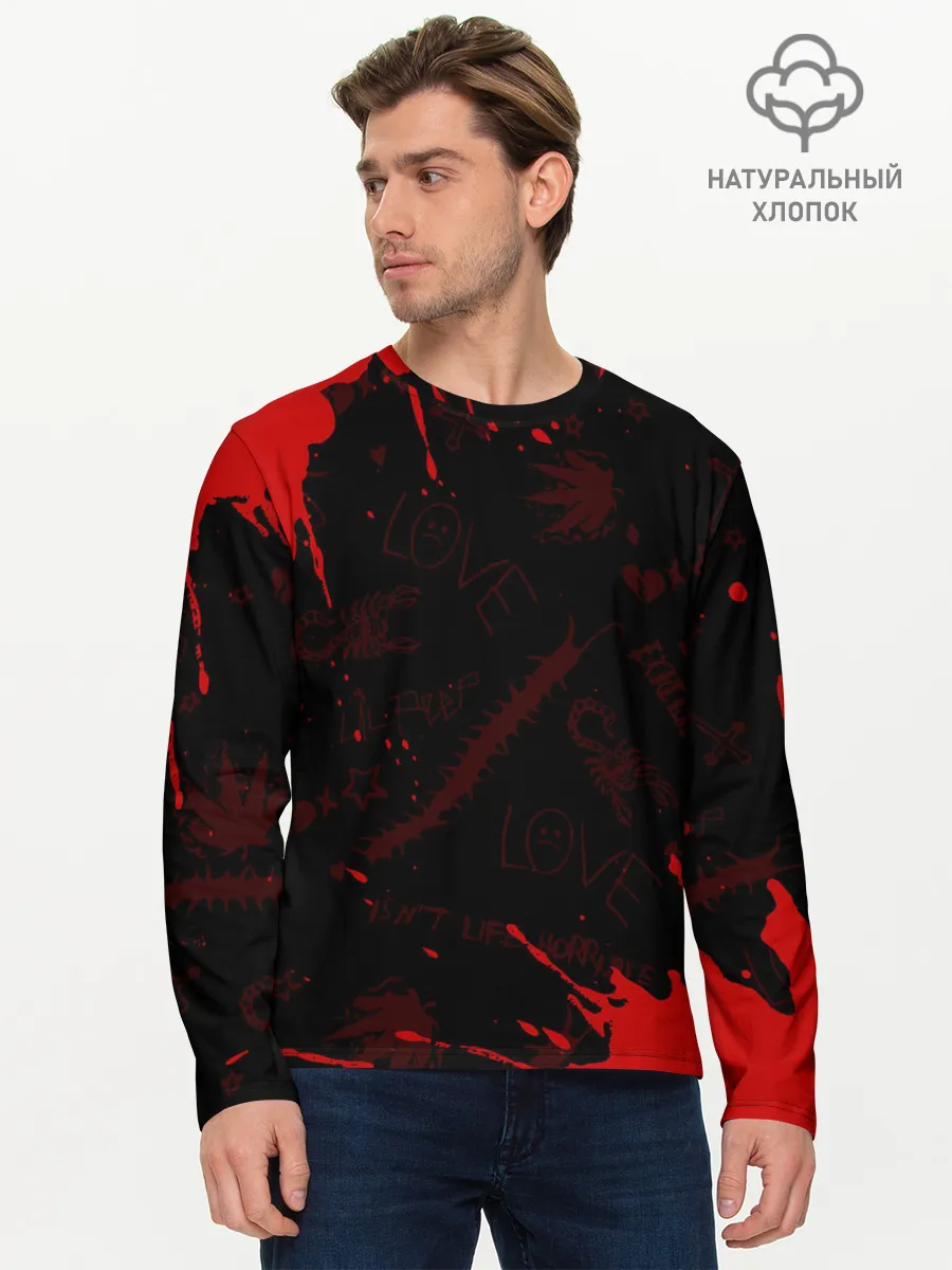 Мужской лонгслив базовый / LIL PEEP / ЛИЛ ПИП