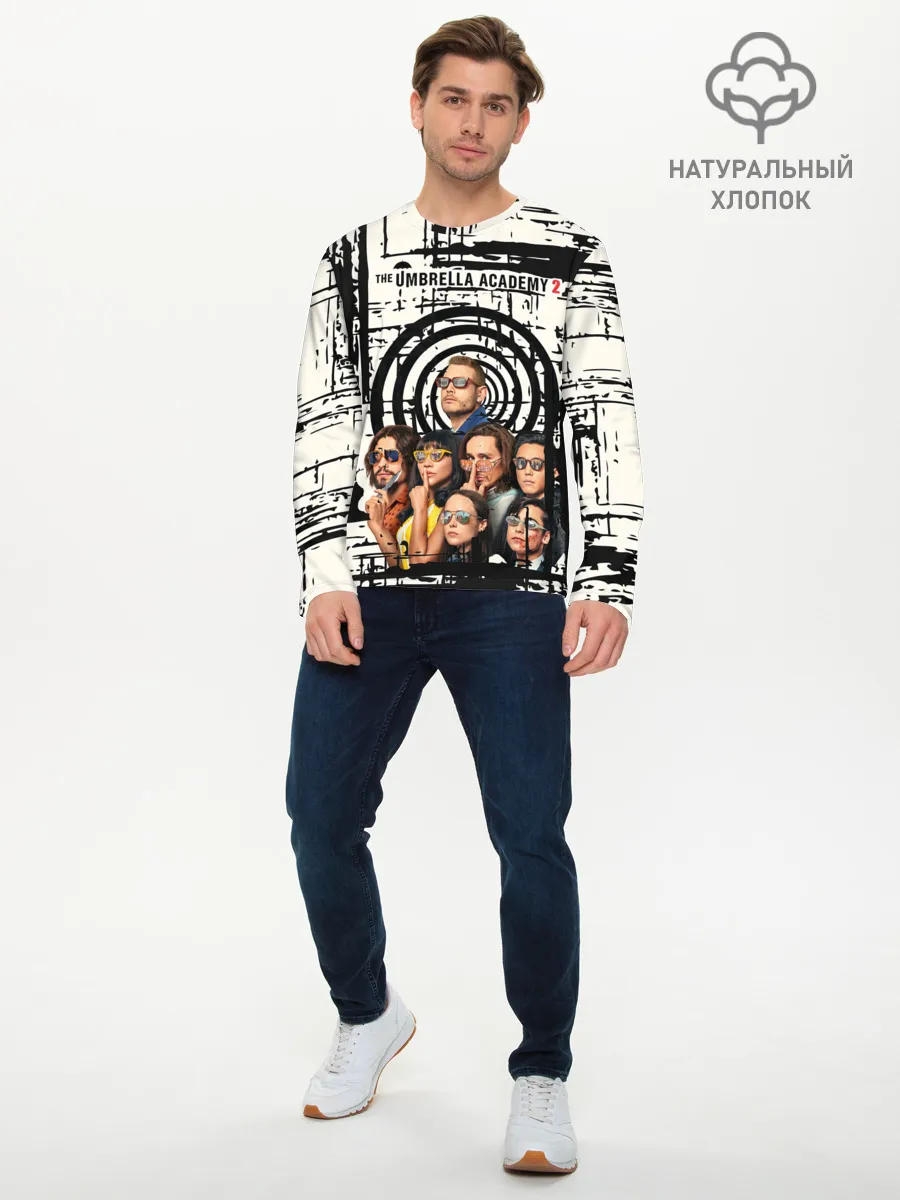 Мужской лонгслив базовый / The Umbrella Academy
