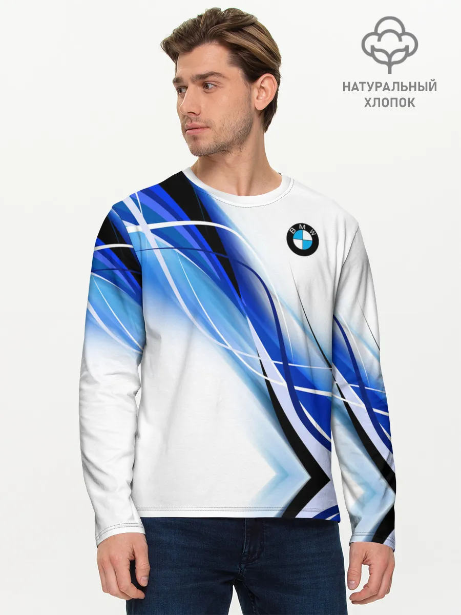 Мужской лонгслив базовый / BMW