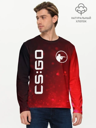 Мужской лонгслив базовый / CS GO | КС ГО