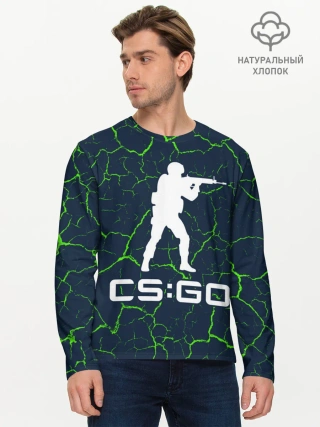 Мужской лонгслив базовый / CS GO | КС ГО