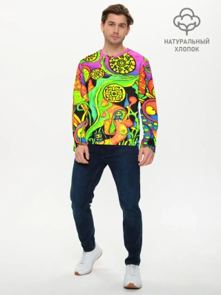 Мужской лонгслив базовый / КИСЛОТА / КИСЛОТНЫЙ