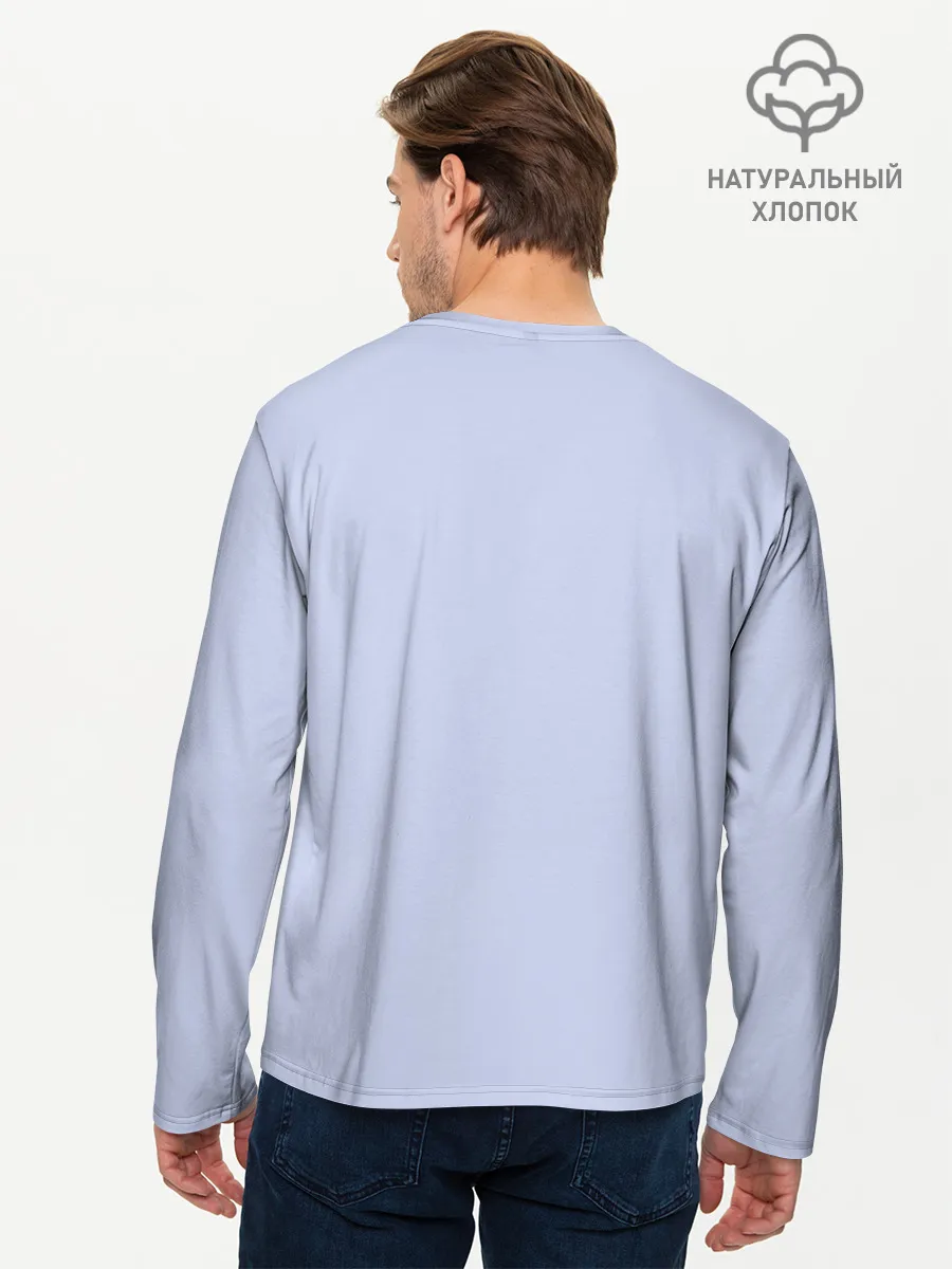 Мужской лонгслив базовый / Якорь