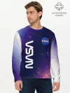 Мужской лонгслив базовый / NASA / НАСА