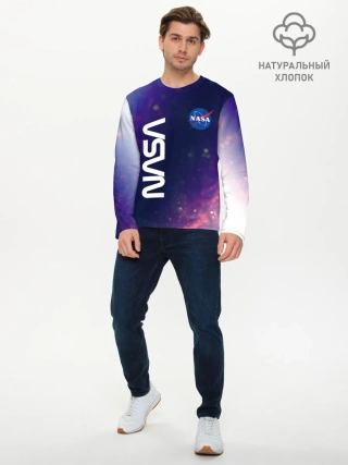 Мужской лонгслив базовый / NASA / НАСА