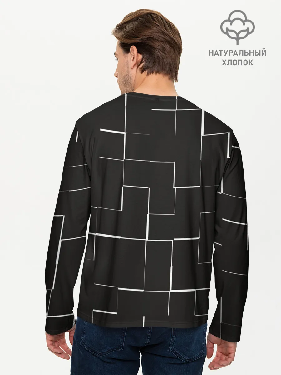 Мужской лонгслив базовый / вмф