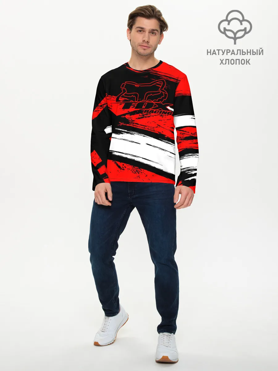 Мужской лонгслив базовый / Форма для мотокросса FOX