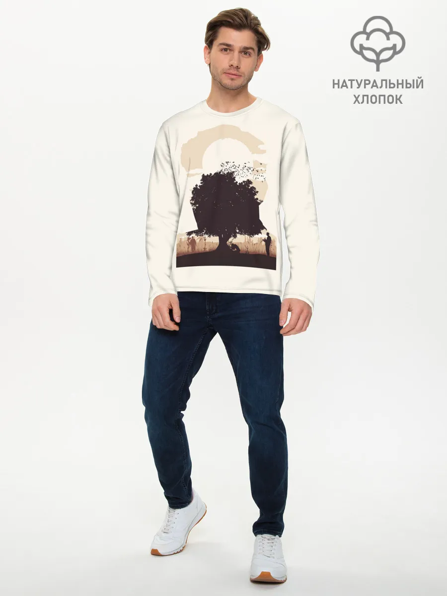 Мужской лонгслив базовый / Настоящий детектив