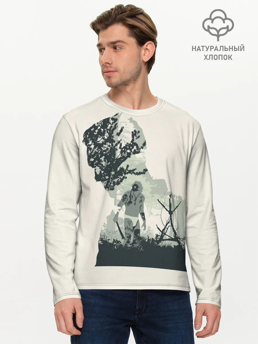 Мужской лонгслив базовый / Настоящий детектив