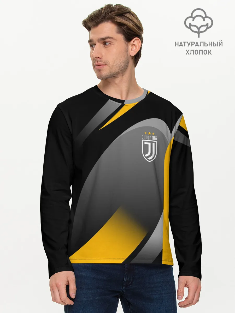 Мужской лонгслив базовый / Juventus Uniform