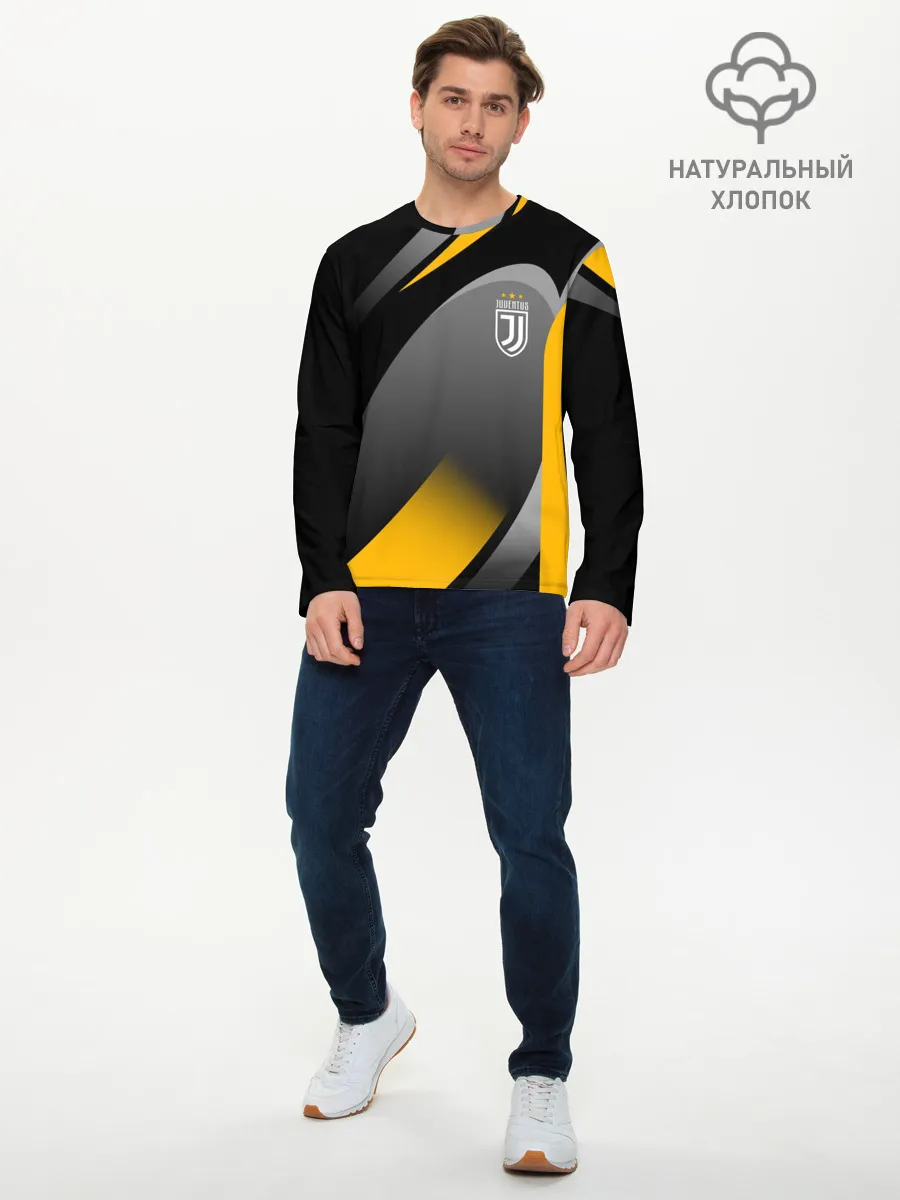 Мужской лонгслив базовый / Juventus Uniform