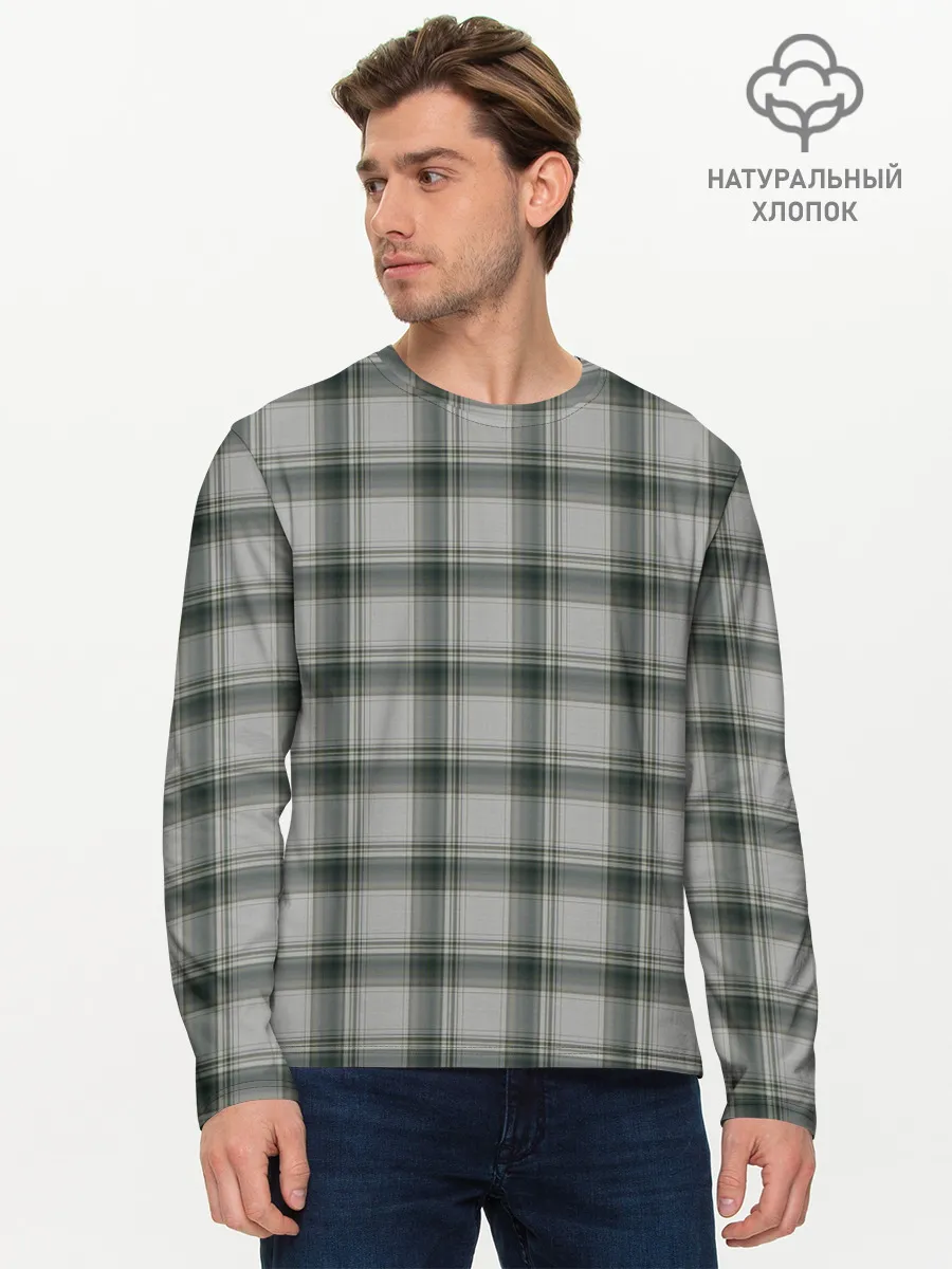Мужской лонгслив базовый / стиль джентльмены