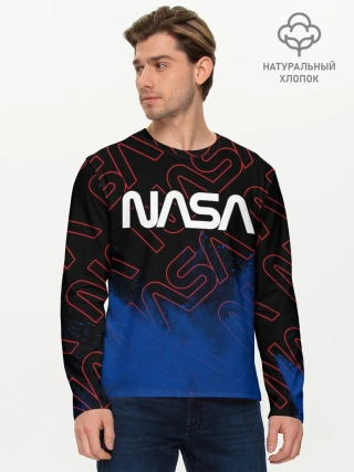 Мужской лонгслив базовый / NASA / НАСА