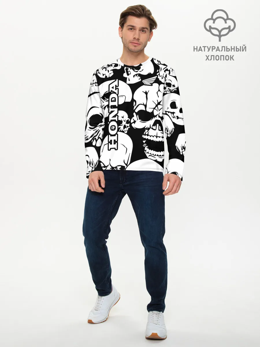 Мужской лонгслив базовый / HONDA