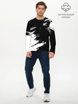 Мужской лонгслив базовый / HONDA