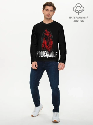 Мужской лонгслив базовый / POWERWOLF