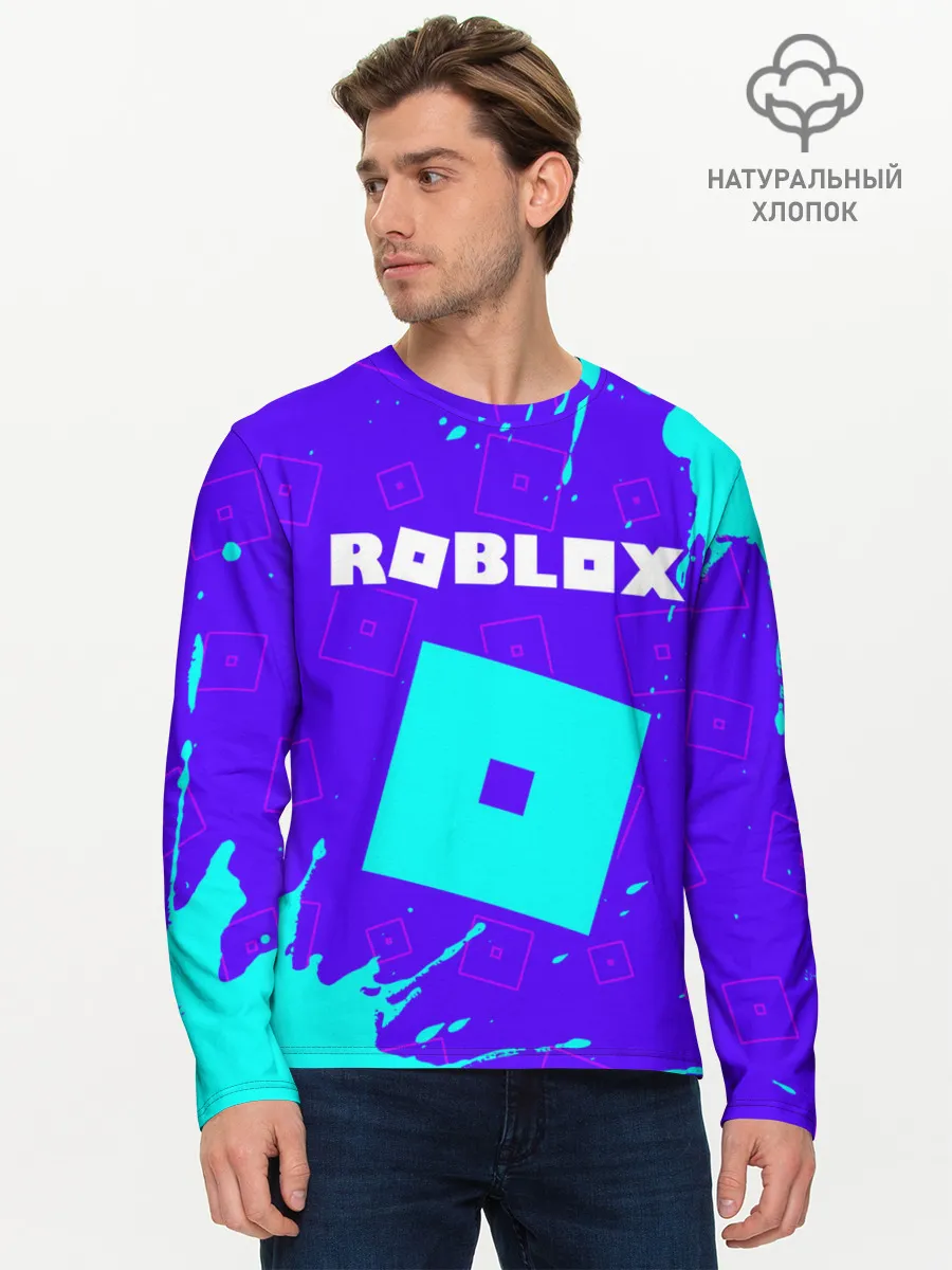 Мужской лонгслив базовый / ROBLOX / РОБЛОКС